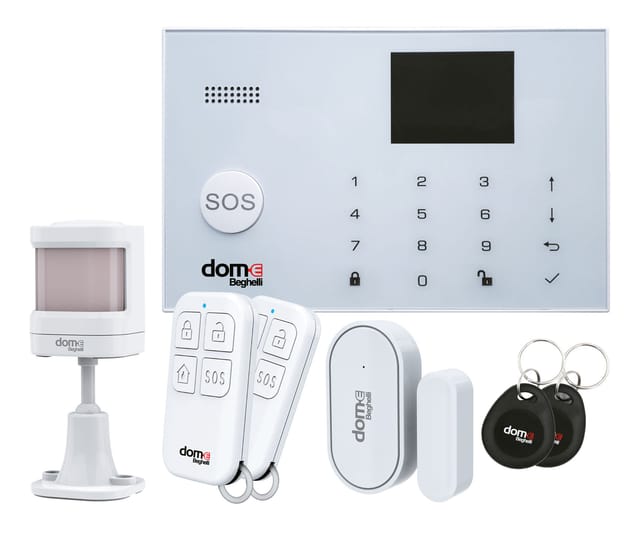 Beghelli - 60103 Komplettes Anti-Diebstahl-Set mit WI-FI/GSM-Konnektivität
