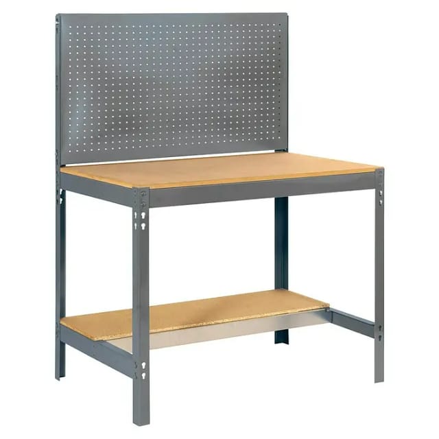 Simonrack Profi Werkbank grau robust 600 kg Tragfähigkeit