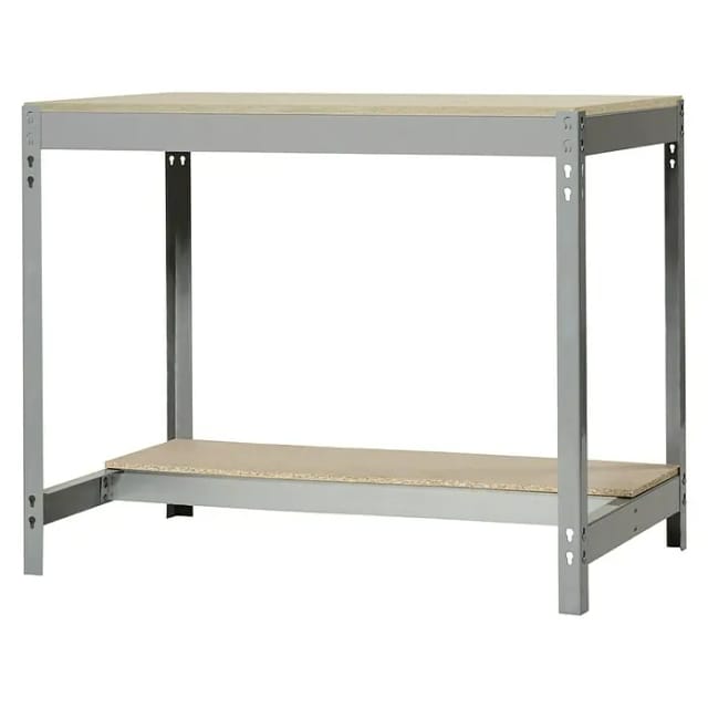 SimonRack - Werkbank-Bausatz 840x900x600mm - BT-0 900 DUNKEL/HOLZ GRAU
