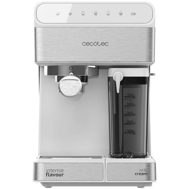 Cecotec - Halbautomatische Kaffeemaschinen Power Instant-ccino 20 Touch Serie Bianca