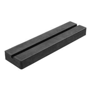 Bgs Technic - Gummiauflage mit Nut für Hebebühnen 373 x 100 x 35 mm