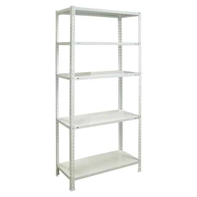 Simonrack Ecoclick 5/400 robuste Metallregal in Weiß