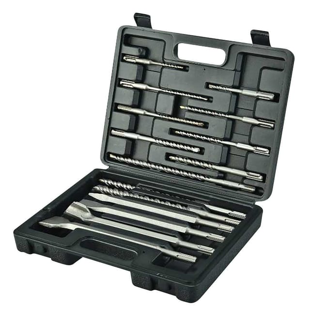 Bohrer- und Meielset 15 tlg sds-plus Zipper bme-plus