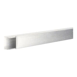 2 Meter Hager Installationskanal Stahlblech, 30 x 45 mm, verkehrsweiß lackiert