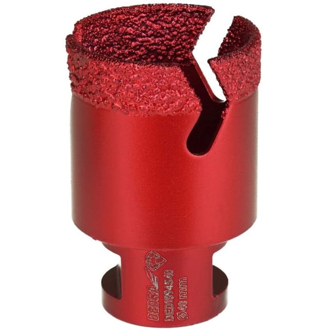 DEDRA Diamant-Bohrkrone M14 50 mm – Präzisionsschneiden, Vakuumlöten