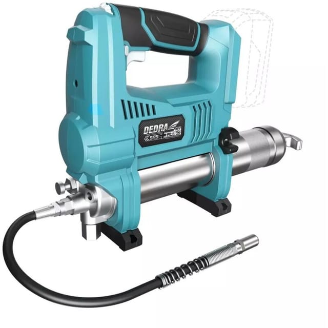 DEDRA Fettpresse 690Bar 18V - Professionell, Kabellos