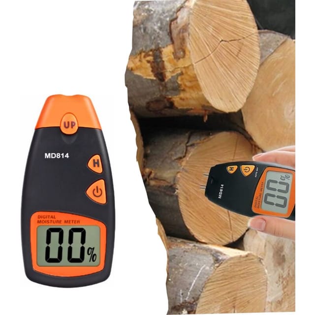 HolztesterVier Nadel Holz Hygrometer LCD Display l Holz Log Detektor Boden Feuchtigkeit Tester Detektor