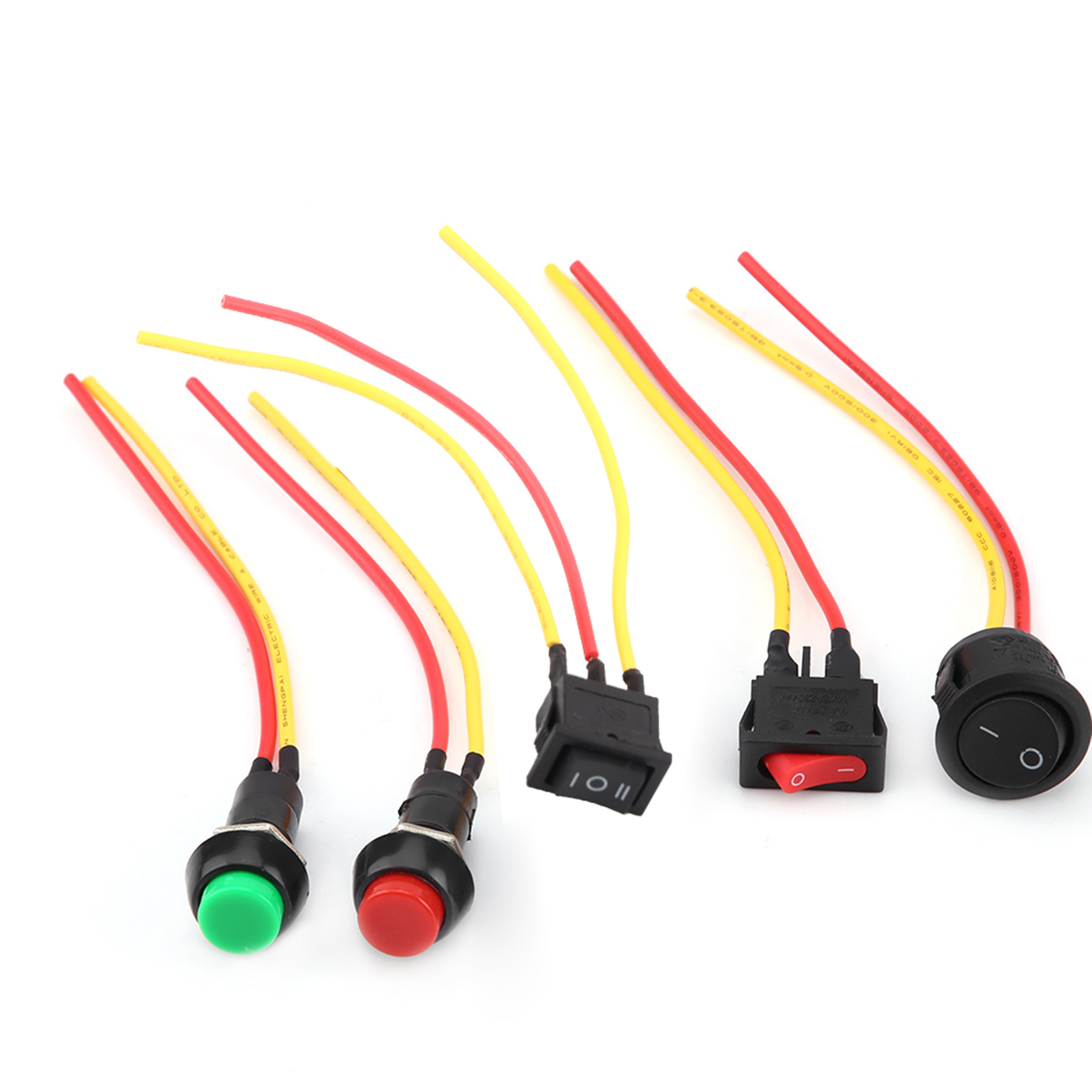 Universeller Kippschalter, Ein/aus, Für Boot, Auto, Wechselstrom 6a/10a, Wasserdicht, Motorrad, Elektroroller.