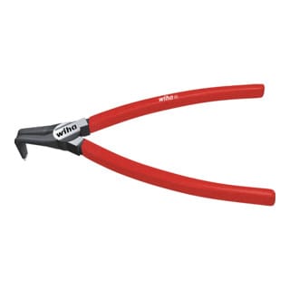 Sicherungsringzange Classic mit MagicTips® für Aussenringe (Wellen) mit abgewinkelter Form a 41, 300 mm (34707) - Wiha