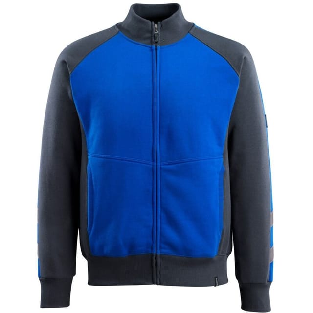 Mascot Sweatshirt AMBERG UNIQUE mit Reißverschluss 50565 Gr. 3XL kornblau/schwarzblau