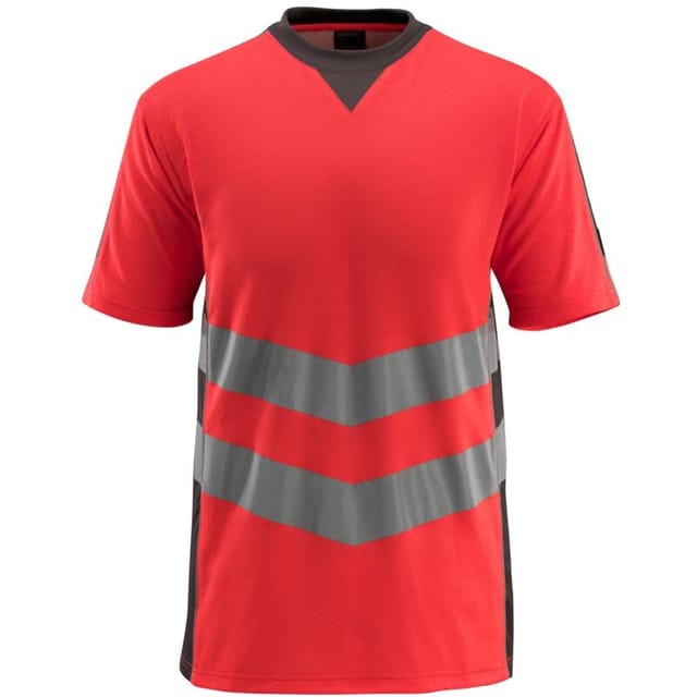 Warnschutz T-Shirt sandwell safe supreme 50127 Gr. 5XL warnrot/dunkelanthrazit - Mascot
