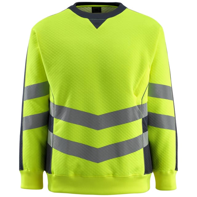 Mascot Warnsweatshirt SAFE SUPREME Wigton Gr. 5XL warngelb/schwarzblau