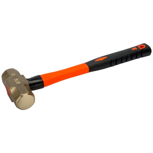 Bahco Vorschlaghammer mit Aluminiumbronze-Kopf und Fiberglas-Griff, funkenfrei, 2 kg