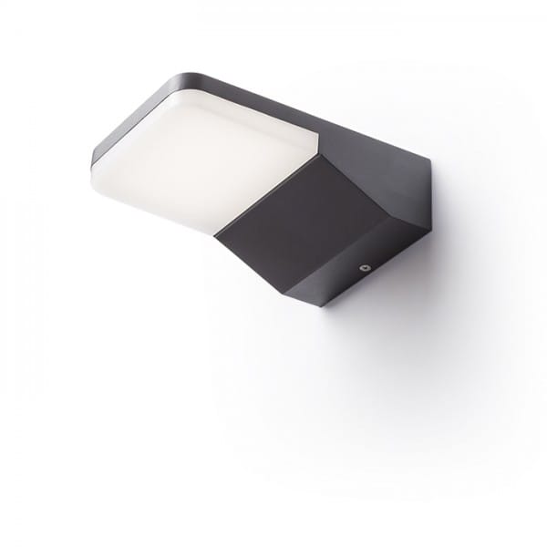 Virgo Wandleuchte grau anthrazit 230V led 9W IP65 3000K