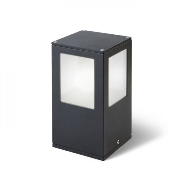 Wandleuchte ponder 20 Wand/Pol schwarz 230V E27 18W IP44