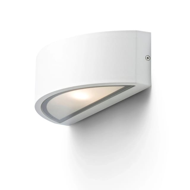 Lesa Wandleuchte weiß 230V E27 26W IP54