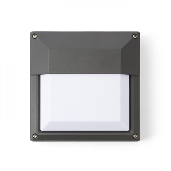 Rendl Light - Deckenleuchte delta 215 Wandleuchte grau anthrazit 230V E27 18W IP54