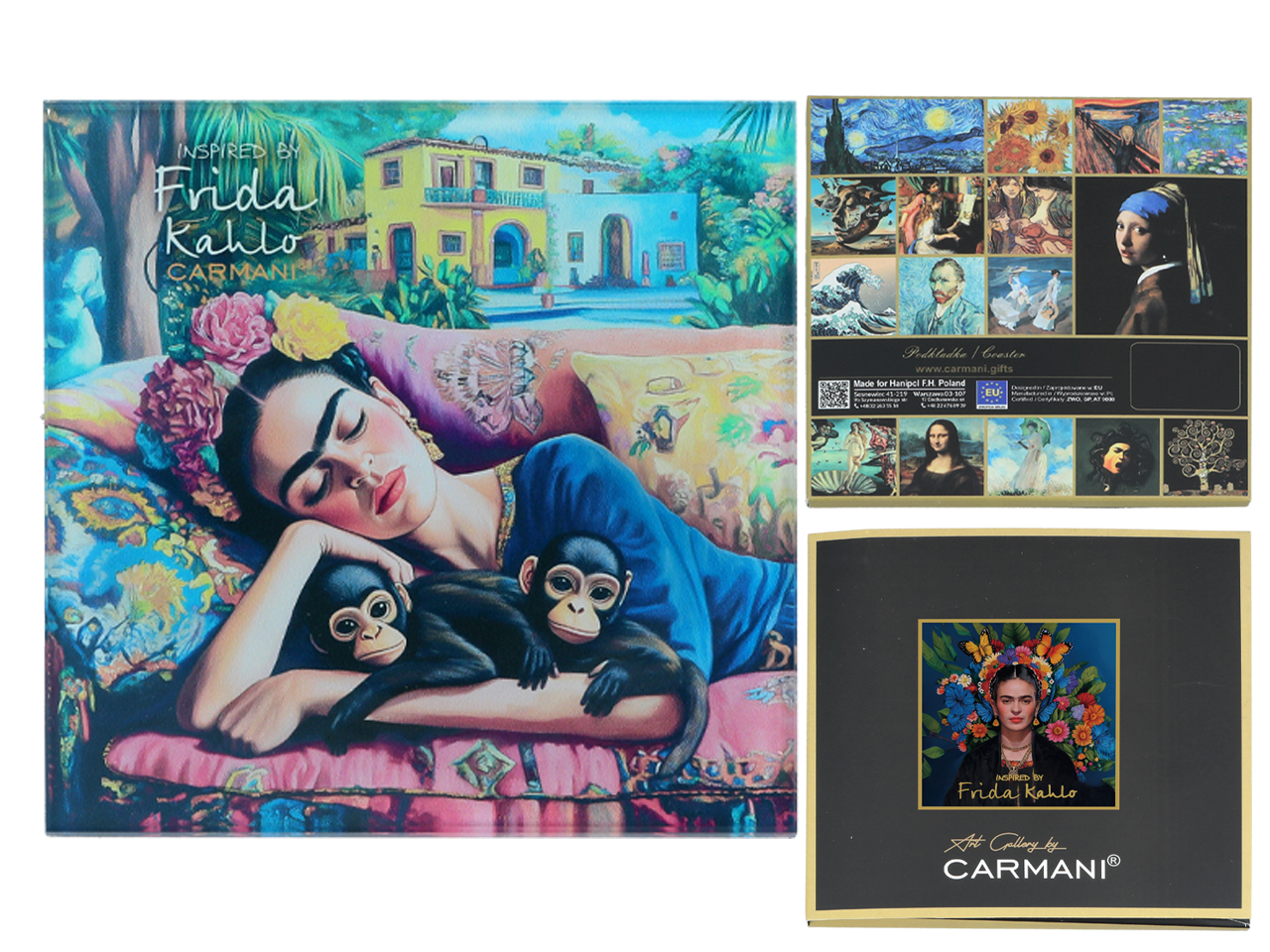 Glasuntersetzer Für Frida-kahlo-tasse, Küche, Wohnzimmer, Tisch, Heimdekoration