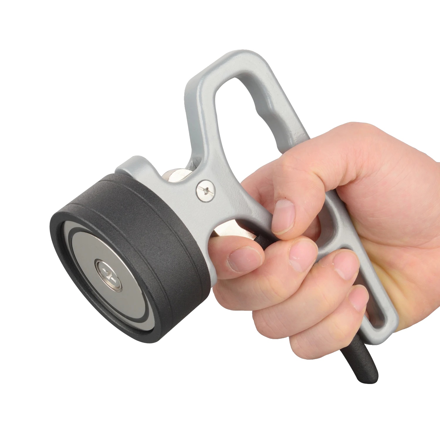 Magnetisches Probenahmewerkzeug, Schnellverschlussmechanismus, Ergonomischer Griff, Silber