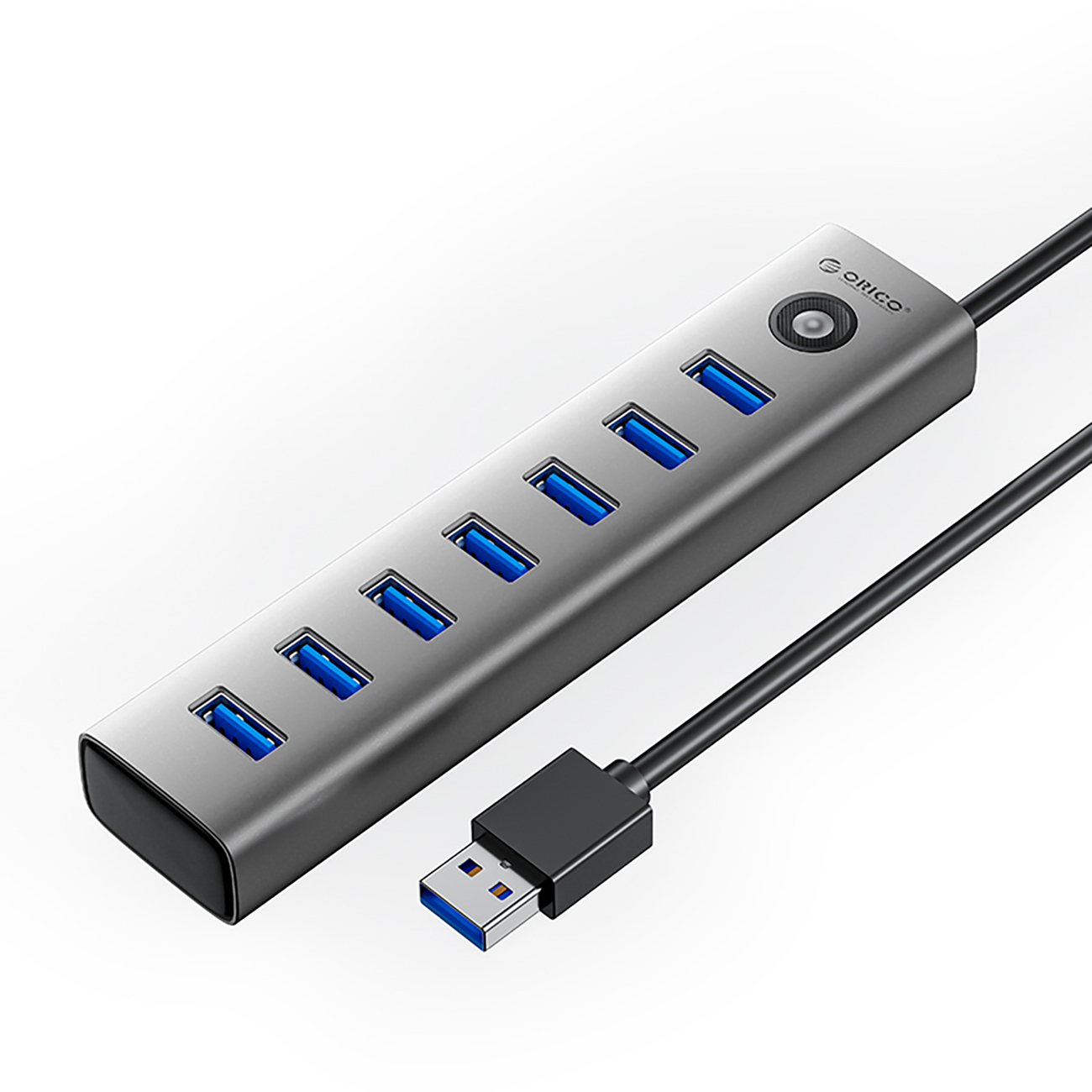 Hub Cl7u-u3 Splitter 7x Usb-a Usb-c 5v 3a 1m - Grau