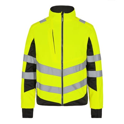 ENGEL Warnschutz Softshell Jacke Safety 1158-237-3820 Gr. L gelb/schwarz