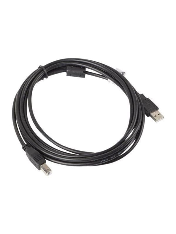 Lanberg - Usba 11cc ac von 0030 bk usb 2.0 auf Stecker auf usb 2.0 b Stecker Ferritkernkabel, 3 m, Farbe Schwarz