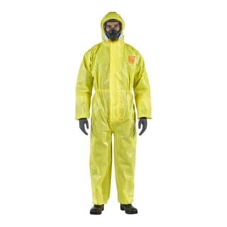 Schutzoverall Typ 3/4/5 AlphaTec 3000, gelb, Unisex-Größe: xl - Ansell
