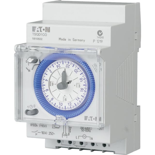 Eaton ZEITSCHALTUHR ANALOG TAG 1K. (TSQD1CO)