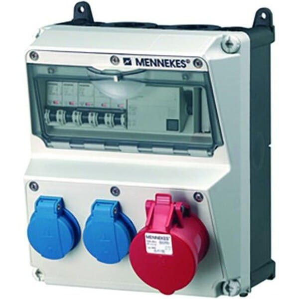 Mennekes STECKD.KOMB. 2XSCHUKO-1XCEE16A (920235 M.FI+AUTOMAT)