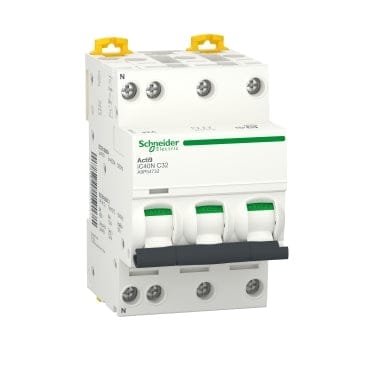 Schneider Electric - leistungsschalter acti9 ic40 3p+n 32a 6000a - a9p54732