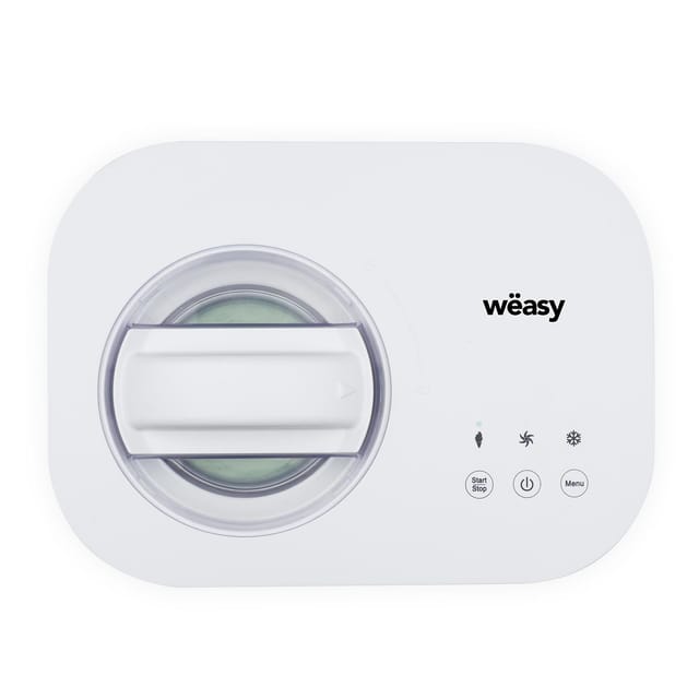Eismaschine weasy YUM135 weiß 1 Liter 100 Watt