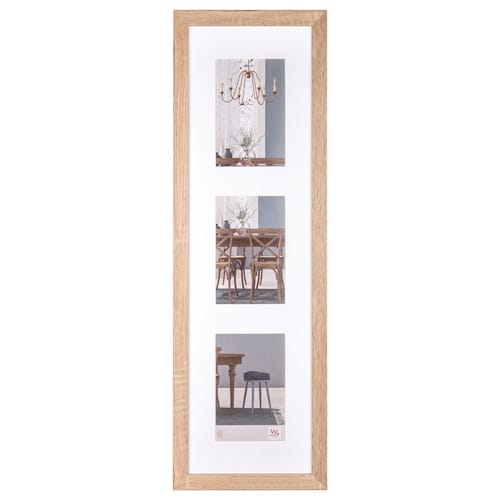 Walther Fiorito eiche hl.3x10x15 Holz inkl. Passepartout EF315VE Galerierahmen