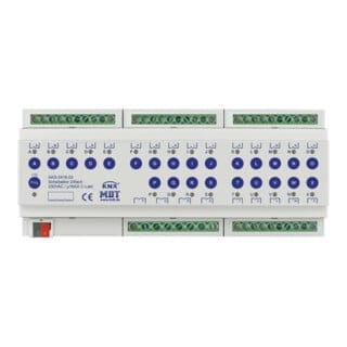 Reiheneinbaugerät Schaltaktor 24-fach, 12TE, REG, 16 A, 230 V AC, C-Last, Standard, 140 µF