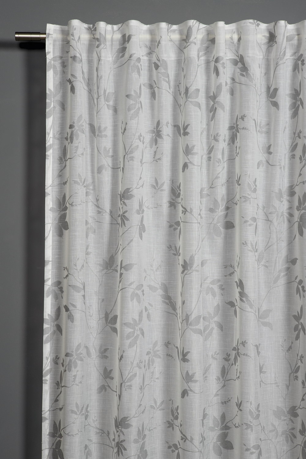 Schal M.gardband Ca.140x245cm Silbergrau / 88%pl/12%vc