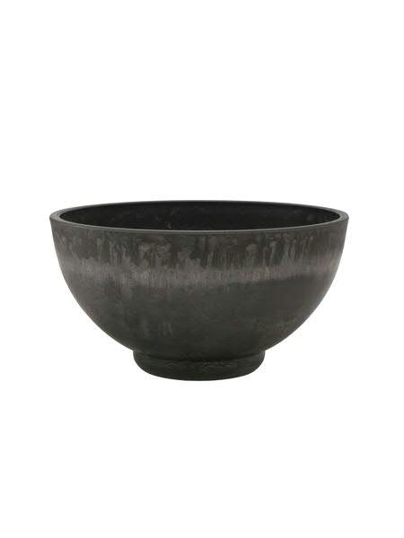 Ecostone Schale Eco701 D40h20cm Anthrazit