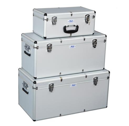 Mehrzweck-alubox Abschießbar Silber, 680x325x310 Mm