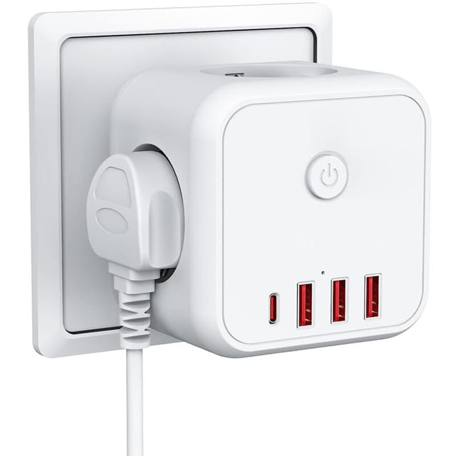 Prise Murale Cube : Prises Extensibles, Ports Usb Et Recharge Filaire Pour La Maison Et Le Bureau