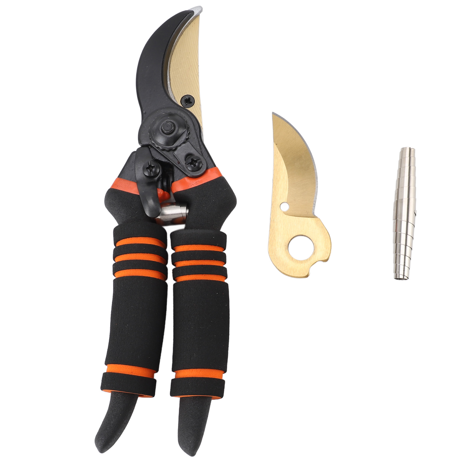 Manuelle Gartenschere, Sk5-stahl, Ultrascharfe Klingen, Ergonomischer Griff, Sicherheitsverriegelung, Pflanzenschere.