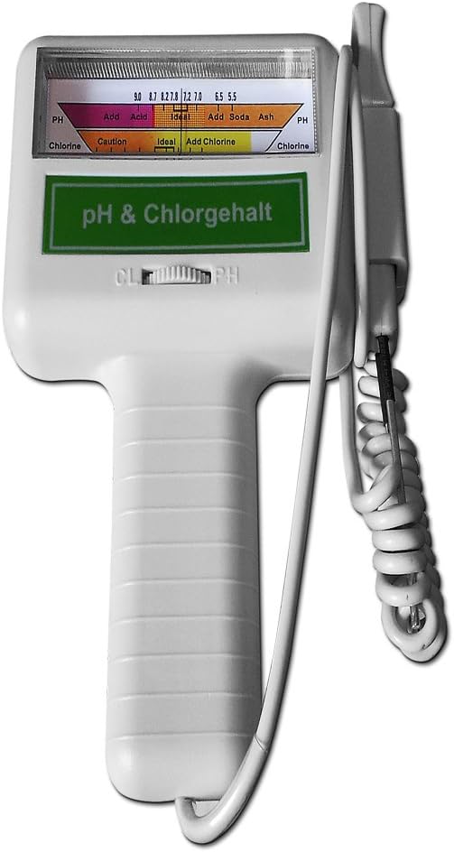 Elektronischer Chlor- Und Ph-tester Für Schwimmbäder – Wasserqualitätsmesser