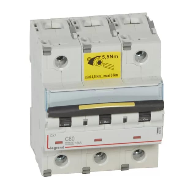 Leitungsschutzschalter 3P C 80A 10/16kA AC S313 DX3 409280