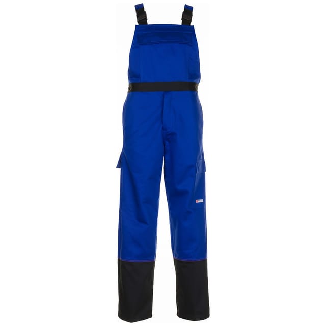 Planam - Weld Shield Latzhose 5531 kornblau/schwarz, Gr. 60