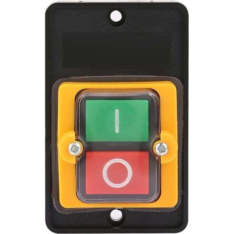Push Button Switch, Ac220v/380v 10a Waterproof Push Button Switch Safety On/off Push Button Switch For Mechanical Equipment Textile Machinery