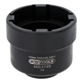 KS Tools 3/4 Nutmuttern-Schlüssel mit 4 Zapfen für DAF, Innenzapfen Ø 66,8 mm