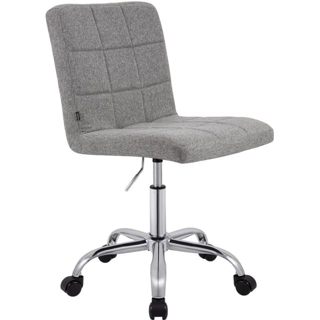 Arbeitshocker Darfield grau Stoff