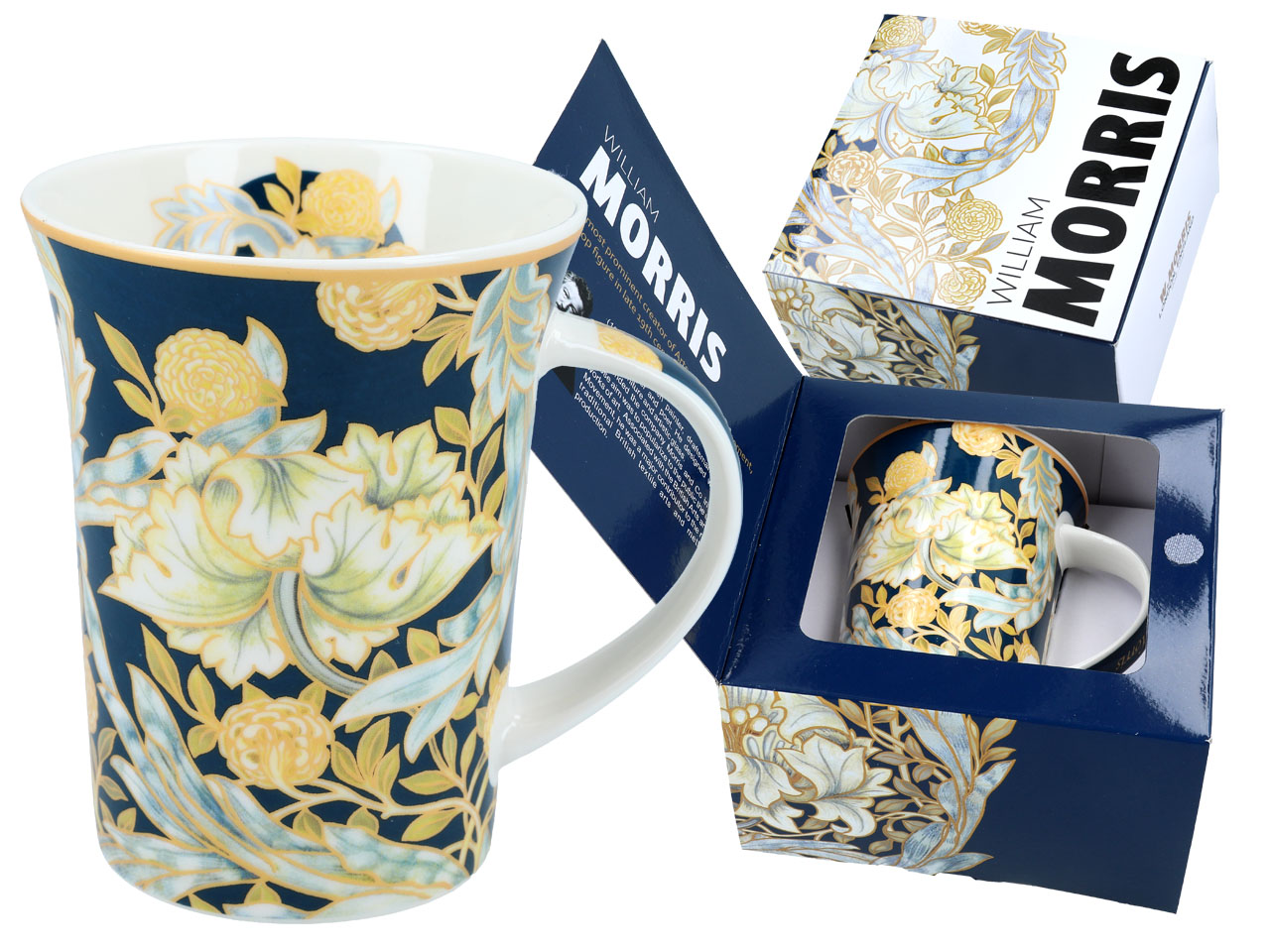 William Morris Porzellanbecher Mit Blumenmuster, Kaffee- Oder Teegeschenk, 3 Stück