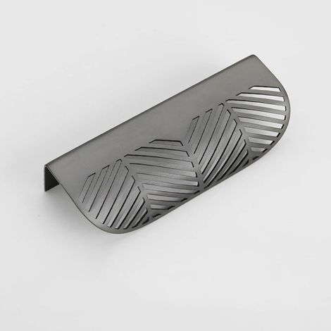 (large.black) Poignées De Placard De Cuisine En Laiton Forme De Feuille Poignées De Porte De Tiroir Poignées De Meubles Avec Vis Pour Chambre De Salle De Bain