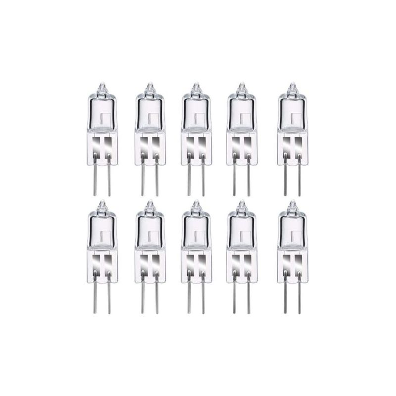G4 Halogenlampen G4 12v 20w Halogen Stiftsockellampe 2800k Warmwei Dimmbar G4 Klarglas Kapsellampe 10er Pack Energieklasse C Npterbl