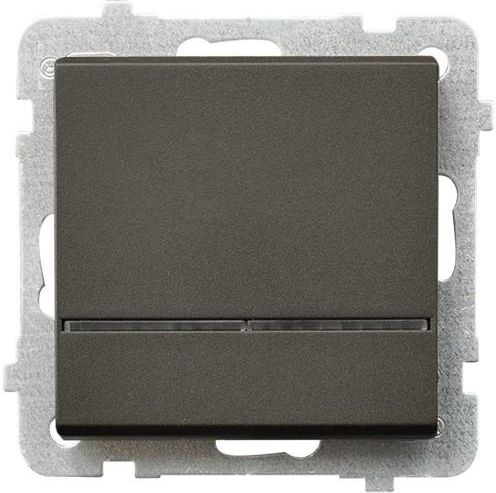 Sonata Einzelschalter Mit Beleuchtung, Schokoladenbraun-metallic Łp-1rs/m/40