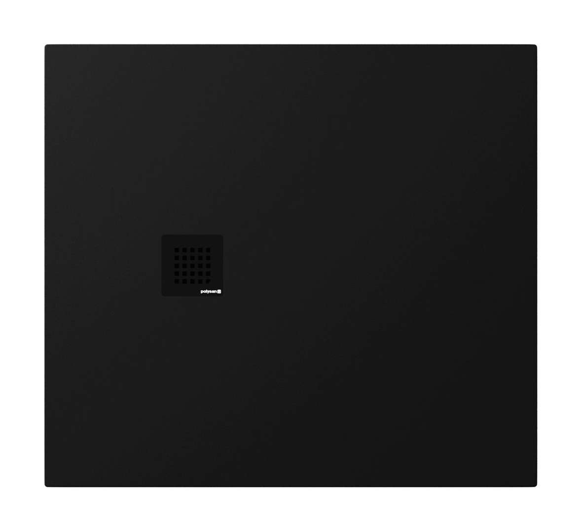 Polysan Tre - Neca Duschwanne 100x90 Cm, Matt Schwarz 84306.21