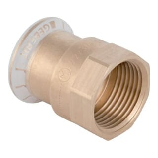 Mapress Kupfer Übergang mit Innengewinde, CC499K, d 35mm, Rp 1 1/4' - Geberit